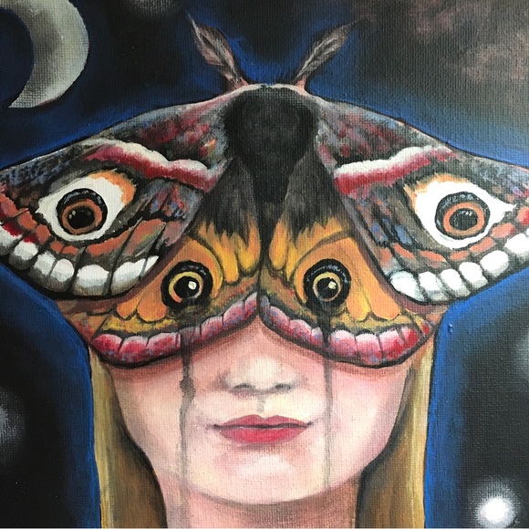 Original Art - THE EMPRESS’S TEARS - Acrylic on Canvas - Picture 5 of 14